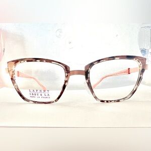 New- Lafont- Issy & LA Handmade in France Woman’s Tort Eyeglass Frames